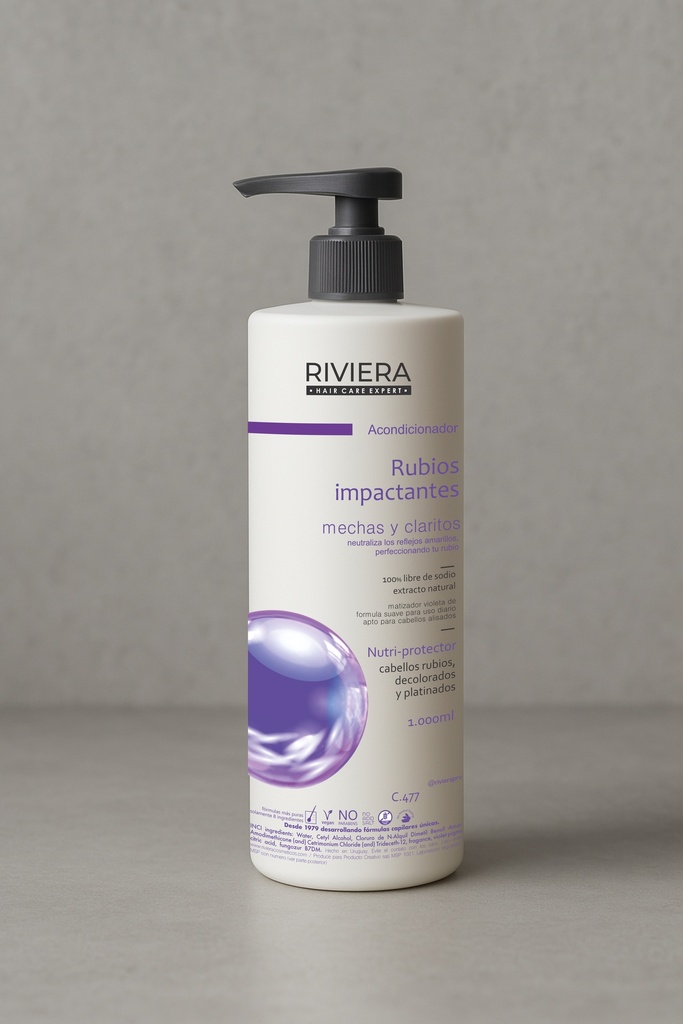 ACONDICIONADOR RUBIOS IMPACTANTES 1000ML