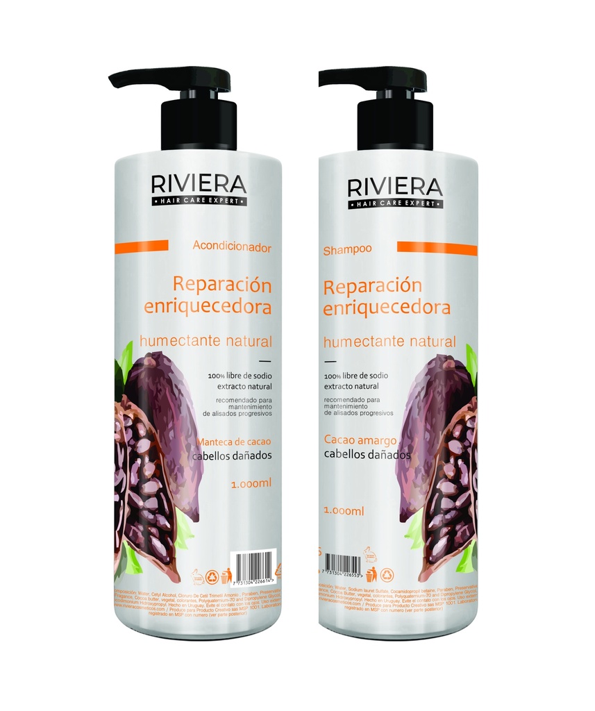 KIT CABELLOS SECOS RIVIERA 1LT (copia)