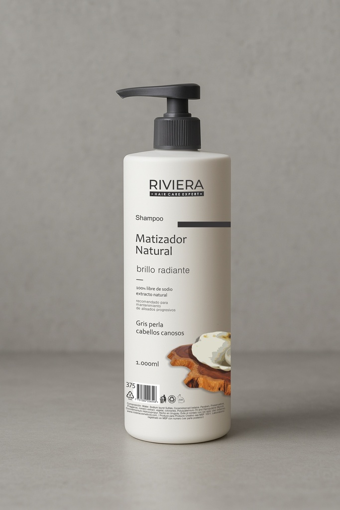 SHAMPOO GRIS PERLA RIVIERA 1000 ML